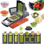 Triturador de Legumes Multifuncional 16 em 1 com Cesto