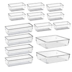Kit com 25 Organizadores Multiuso Modulares