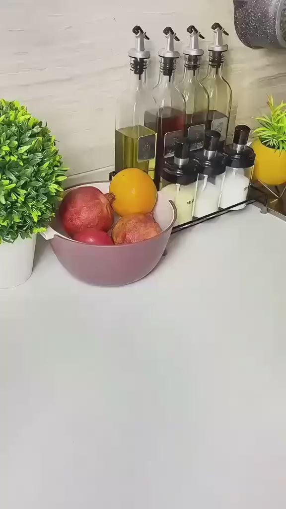 Ralador com Bacia Escorredor para Legumes  FATIAMAX  7 em 1.
